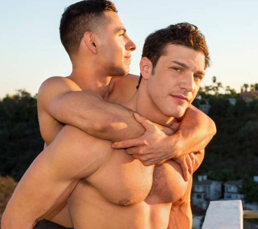 Sean Cody : ガチホモで、ガチBrandonのファンでもあるCassianはBrandonと初キッス＆セックスでメロメロ